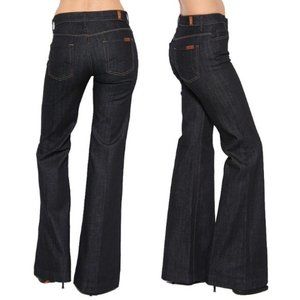 7FAM ginger wide leg bell bottom mercer wash jeans